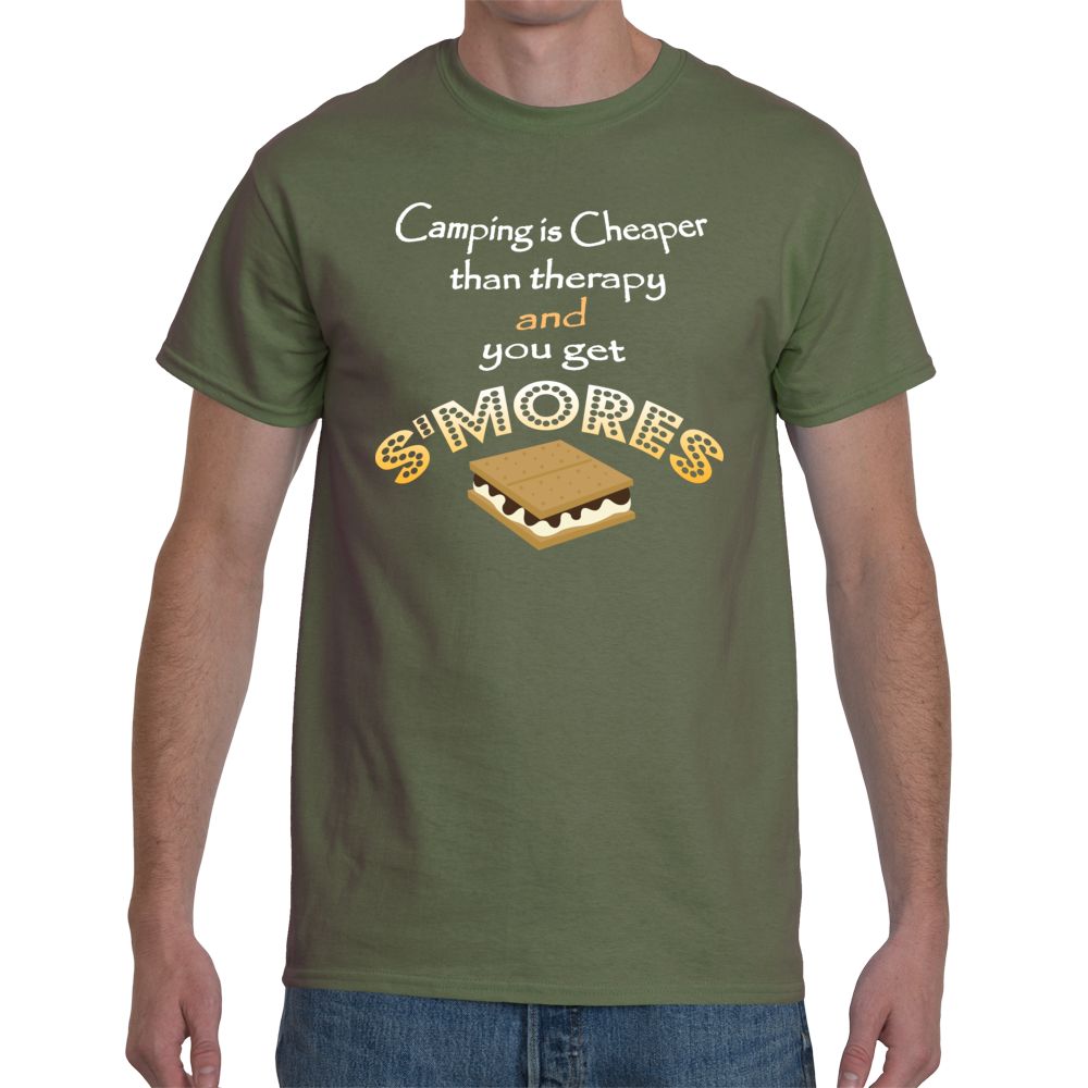Camping tee-Front Only